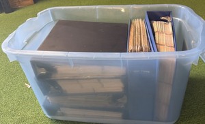 6 VERY LARGE BINDERS in a Bin - Incomplete Sets & Commons Mix of MLB Pick UP ONLY