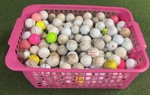 Large Basket Full of Golf Balls Approx. 250+ Balls - GOOD BALLS, Titleist Pro V's, Bridgestone, Callaway, Nike, & More!  PICK-UP ONLY