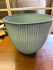 IronStone Garden and Flower Pot 12 Steel Blue Color