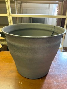 IronStone Garden and Flower Pot 12 Cappuccino Color