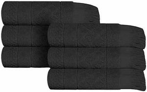 Superior Rolla Geometric Jacquard Hand Towel Set of 6 - Retail $60