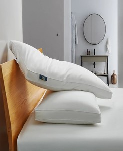 King 2 Pack - Serta White Goose Feather & Down Fiber Side Sleeper 2-Pack Pillow, King