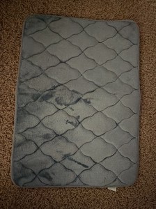 Foam Bath Mat - 17x24 - Blue Color