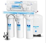 Geekpure 6-Stage Reverse Osmosis RO Drinking Water Filter System with Alkaline pH+ Filter, Open Box New Condition