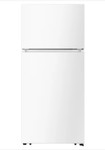 Mora 18 cu. ft. Top Freezer Refrigerator “Scratch and Dent” Condition With Two Scratches on the side that can be covered up by wall or strategic placement in your kitchen or garage RETAIL $650.00