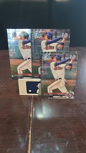 3 2017 Bowman chrome Royce Lewis Rookie Cards