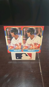 2 Mookie Betts Rookie Cards86 fleer design