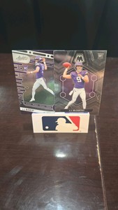 (2)  J.J McCarthy Rookie cards
