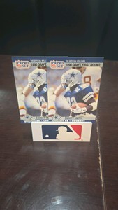 2 1990 Pro Set Emmitt Smith Rookie Cards
