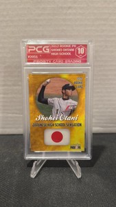 PCG 10 2012 Shohei Ohtani high school rookie card