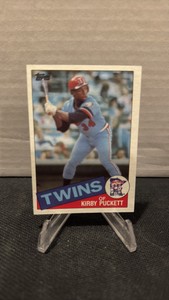 1985 Topps Kirby pocket rookie Minnesota Twins, Hall of Famer