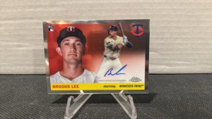 2025 Topps chrome platinum autographed rookie card Brooks Lee