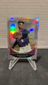 2013 Bowman chrome top prospect refractor Byron Buxton rookie card