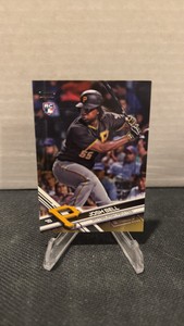 2017 Topps gold Josh Bell rookie card  Serial #11272017