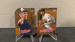 2005 fleer ultra gold medallion Joe Mauer and Justin Morneau