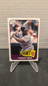 2023 Topps archives reverse negative short print Kirby Puckett