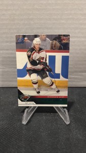 2003 Pacific platinum blue  Marian Gaborik Serial #345