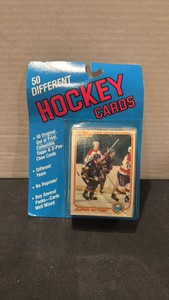 A sealed pack of 50 different hockey cards original out of print