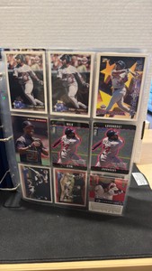 A collectors album full of Minnesota Twins cards, Kirby Puckett & More
