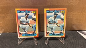 (2) 1990 Topps, Frank, Thomas Hall of Famer rookie cards