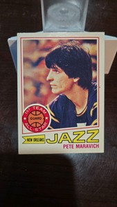 197778 Topps Pete Mara ice BASKETBALL Card