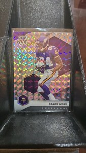 2021 Mosaic Randy Moss Football Card #130 - Prizm Parallel