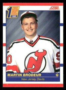 1990 Score Martin Brodeur Rookie Card #439