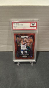 iconic pristine 10 2023 Prizm red ice Anthony Edwards