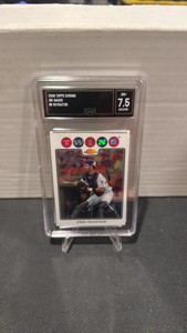 GMA 7.5 2008 Topps chrome refractor Joe Mauer