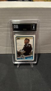 GMA 8 1988 Topps football Bo Jackson rookie card