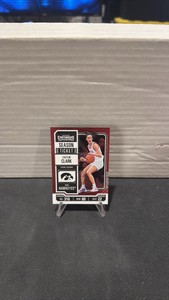 2024 Panini contenders, red parallel season ticket, Caitlin Clark rookie card