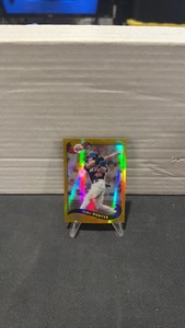 2002 Topps chrome gold refractor Torii Hunter