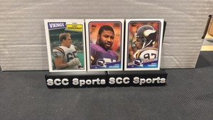 1987 Topps, Gary Zimmerman 1988 Topps, Chris Doleman and Henry Thomas rookie cards