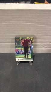 2001 upper deck, golf Tiger Woods rookie card