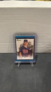 2002 Bowman Gold, Joe Mauer rookie card