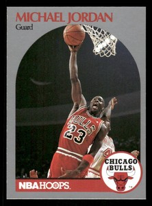 1990 Hoops Michael Jordan Basketball Card #65