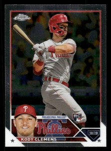 2023 Topps Chrome Kody Clemens Rookie Baseball Card #135