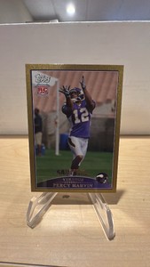 2009 Topps gold Percy Harvin rookie card serial 17642009