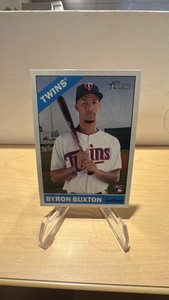 2015 Topps Heritage high number short print Byron Buxton rookie card  #724