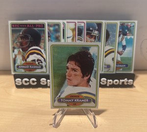 1980 Topps, Minnesota Minnesota Vikings team set with Tommy Kramer rookie card