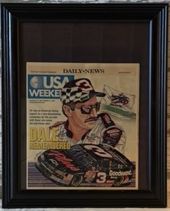 Framed Front Page of Daily News August 31-September 2, 2007