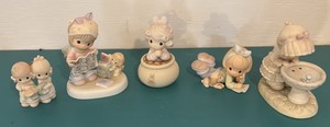 Five Collectible Precious Moments Figurines