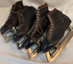Vintage Brookfield Ice Skates