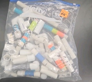 PVC elbows and pipes entire bag