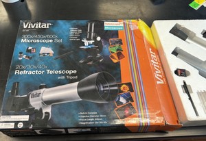 Vivitar telescope microscope Kit new inbox
