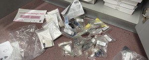 mineral testing kits, rock samples