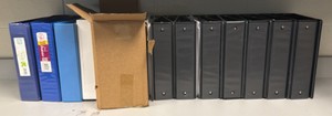 lot of binders, 2 inch