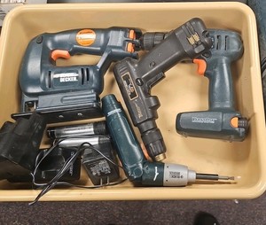 vintage Black & Decker tools