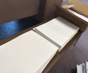 Blick art materials, drawing paper edge, crush test