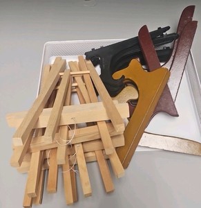 assortment of easels